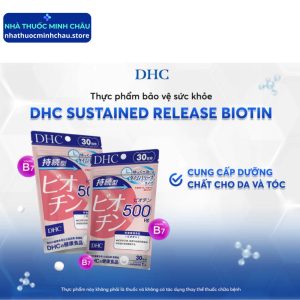 Viên Uống DHC Biotin (Gói 30 Ngày) - Hỗ Trợ Tóc & Móng Chắc Khỏe Từ Nhật Bản