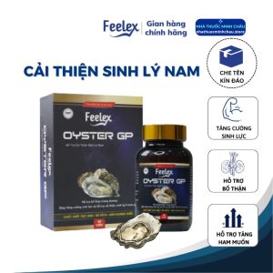 Feelex Oyster GP (Hộp 60 Viên) - Hỗ Trợ Tăng Cường Sinh Lực & Sinh Lý Nam