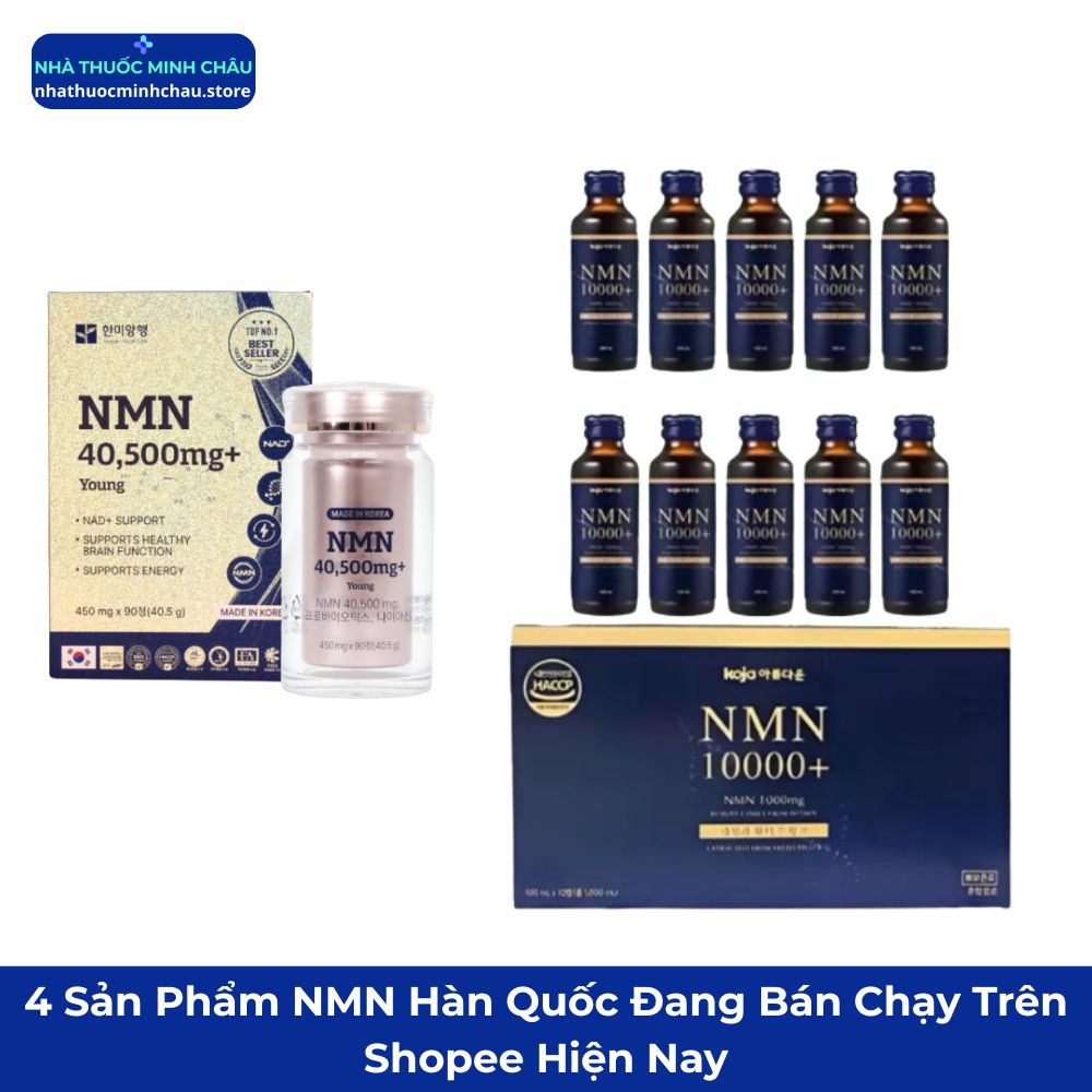 4 Sản Phẩm NMN Hàn Quốc Đang Bán Chạy Trên Shopee Hiện Nay