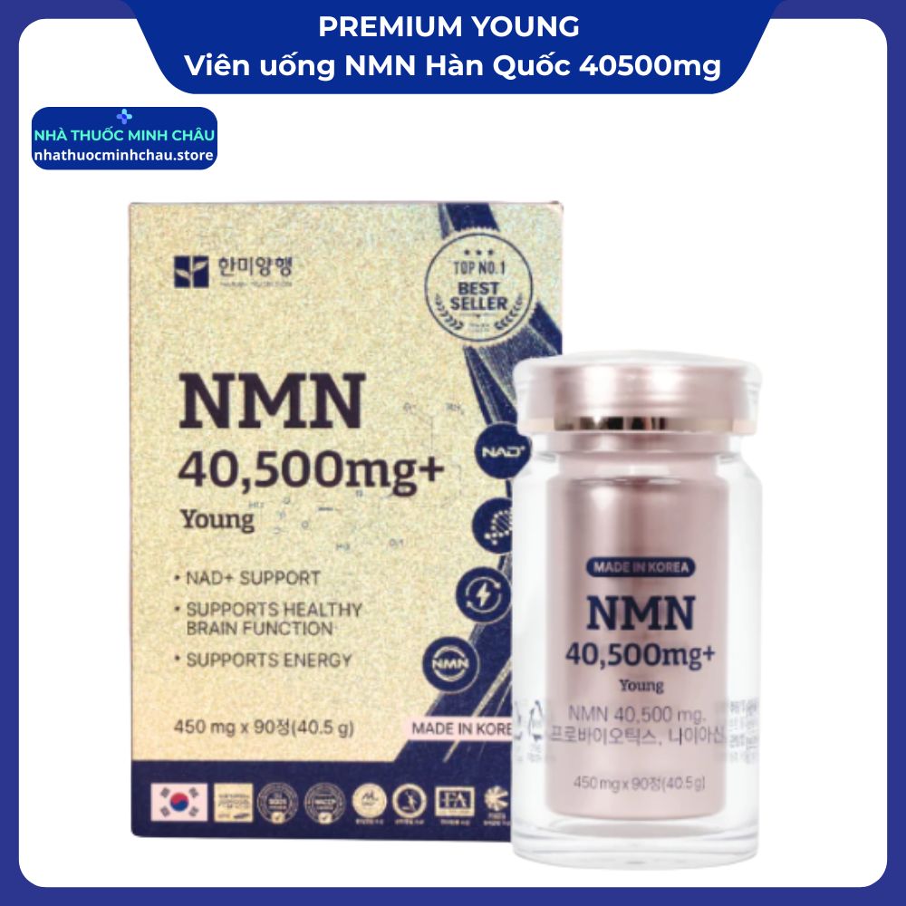 Viên uống PREMIUM YOUNG NMN 40500mg Hàn Quốc