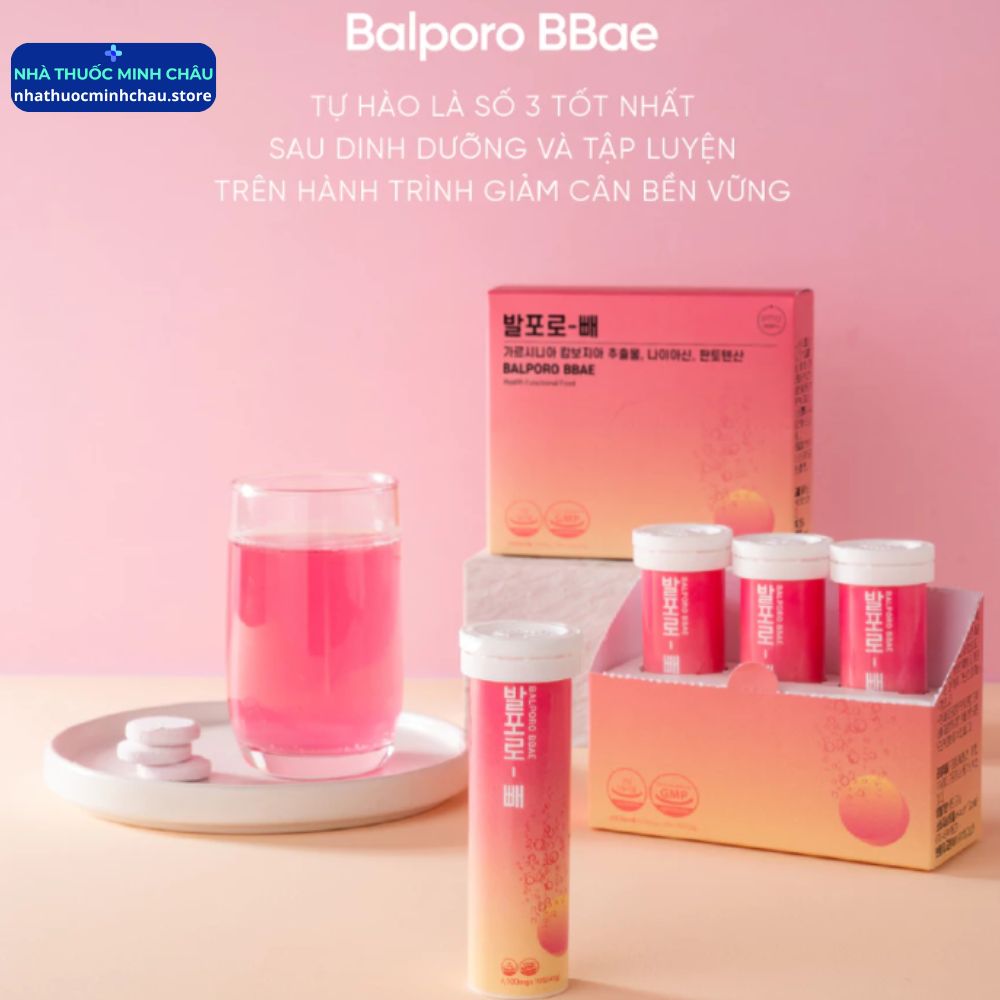 Viên sủi Balporo Bbae Korea có tốt không? Góc nhìn từ dược sĩ