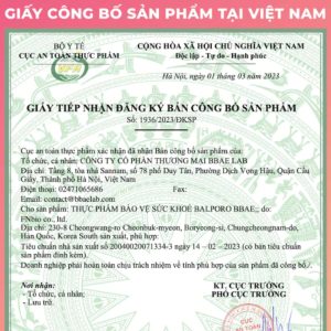 Viên Sủi Balporo Bbae Hàn Quốc (Hộp 30 Viên) - Hỗ Trợ Giảm Béo