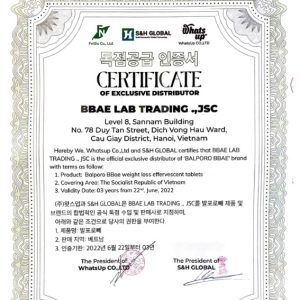 Viên Sủi Balporo Bbae Hàn Quốc (Hộp 30 Viên) - Hỗ Trợ Giảm Béo