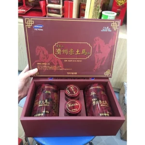 Cao Xương Ngựa JeJu Hàn Quốc (Hộp 4 Lọ) - Hỗ Trợ Bổ Sung Canxi, Xương Khớp Chắc Khỏe