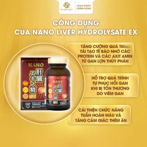 Viên Uống Liver Extract Sperm EX - Hỗ Trợ Giải Độc, Tăng Cường Chức Năng Gan