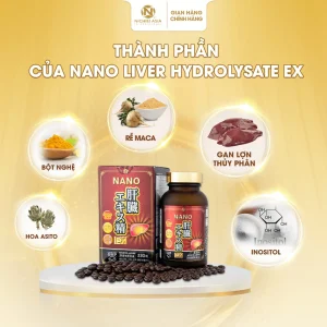 Viên Uống Liver Extract Sperm EX - Hỗ Trợ Giải Độc, Tăng Cường Chức Năng Gan