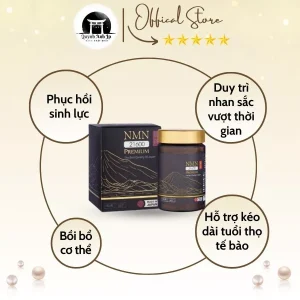 Viên Uống NMN Premium 21600 Nhật Bản (Hộp 60 Viên) - Hỗ Trợ Chống Lão Hóa & Bồi Bổ Sức Khỏe