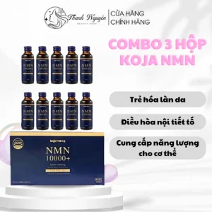Nước Uống NMN 10000 Koja Hàn Quốc (Combo 3 Hộp) - Hỗ Trợ Sức Khỏe & Làm Đẹp Da