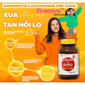 Viên Uống Bổ Khớp Fine Japan - Chondroitin, Glucosamine & Collagen Type II (Lọ 540 Viên, Nhật Bản)