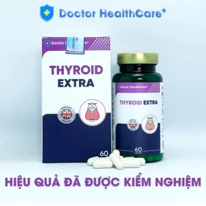 Viên Uống Thyroid Extra (Anh Quốc) - Bổ Sung Iod, Kẽm, Selen Cho Tuyến Giáp (Hộp 60 Viên)